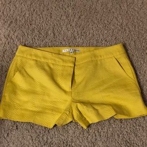 TRINA TURK Textured Yellow Shirts sz 8